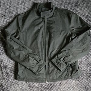 Banana Republic Men’s Black Full-Zip Harrington Bomber Jacket Mesh Lined Size M